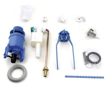 KERASAN Set za Ispirač za WC, Donje Punjenje 1/2", Brončani Finish