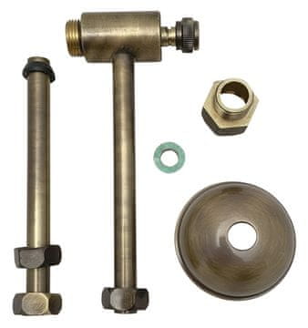 KERASAN Set za Spajanje Gornjeg Rezervoara Retro, Waldorf, Brončani, KERASAN