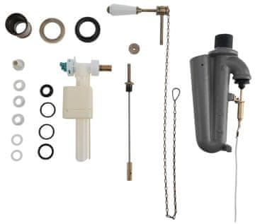 KERASAN WALDORF-RETRO brončani ispirni mehanizam s lančićem