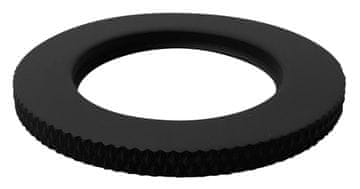 SAPHO SOLARIS mat crna podložka za baterije okruglog oblika