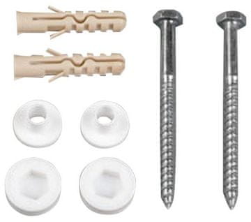 AQUALINE MAK10 set za montažu umivaonika, vijak 6,0x50mm