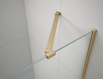 POLYSAN Zidni profil i podupirač FISA, zlatna mat završnica