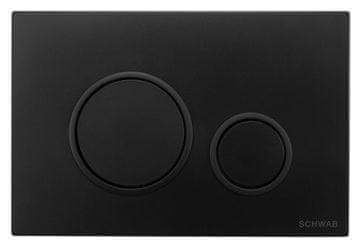 Schwab SCHWAB VELA upravljačka tipka, 247x165 mm, mat crna