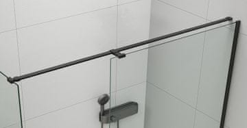 POLYSAN Univerzalna mat crna potporna šipka ESCA, 2000mm