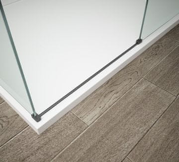 POLYSAN Crna Mat Prag Lišta 1200mm za Tuš - POLYSAN