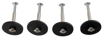 SAPHO Vijak za namještaj ø5x35-40mm s podloškom, set 4 komada