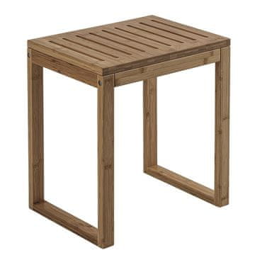 Gedy GEDY BAMBOOM bambusova kupaonska stolica, 39,5x44,3x29,5cm