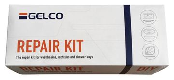 Gelco Set za popravak umjetnog mramora, bijela boja