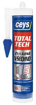 Ceys CEYS Total Tech Prozirno Ljepilo i Brtvilo, 290ml, Ultra Elastik 370%