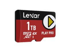 Lexar PLAY PRO memorijska kartica, Micro SDXC Express 7.1, 1TB, 900MB/s, V30 (LMSXPS0001T-BNNNG)