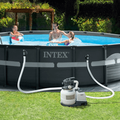 Intex 26330NP bazen Ultra Frame 549 × 132 cm, pješčana pumpa, ljestve