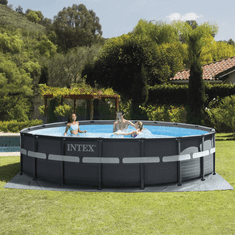 Intex 26330NP bazen Ultra Frame 549 × 132 cm, pješčana pumpa, ljestve