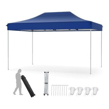Northix Sklopivi paviljon 3x4.5 m s kotačićima UV zaštita