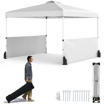 Northix Sklopivi paviljon 3x3 m sa stranicama UV zaštita bijeli