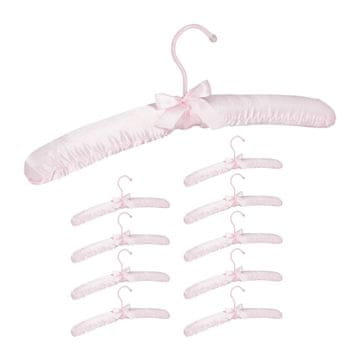 Northix Vješalica za odjeću od satena, ukrasna mašna, okretna kuka 360°