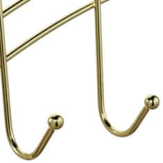 Northix Vješalica za odjeću za vrata sa 6 kuka, metalna konstrukcija