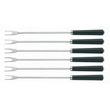 Kela Vilica za fondue KL-79313 MORENA 6pcs stainless steel, black plastic