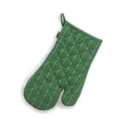 Kela Rukavica za pećnicu KL-12818 oven gloves Cora 100% cotton light green/green stripes 31.0x18.0cm