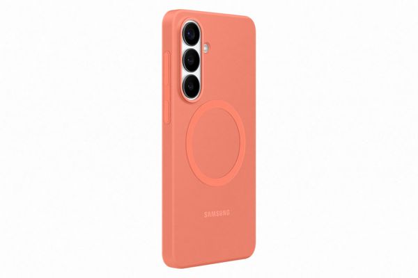 SAMSUNG GALAXY S26+ SILICONE MAGNET CASE CORALRED