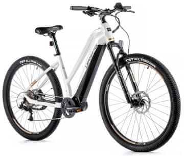 Leader Fox Električni Brdski Bicikl Swan Lady 29", 16,5", Bijeli Sjajni, LG Baterija 540Wh