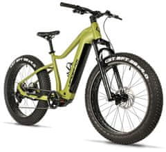 Leader Fox E-BIKE 26" BRAGA,FAT BIKE,18"-1, ARMY GREEN (M510)