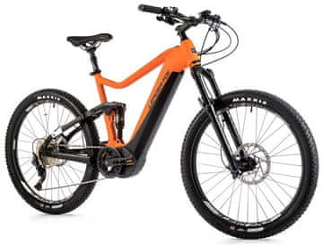 Leader Fox E-BIKE ARRAN FULL SUSP. 27,5", 17,5"-2, NEON ORANGE (PANASONIC)