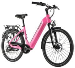 Leader Fox E-BIKE 26" LOTUS 16,5"-4, PINK SHINY (rear motor)