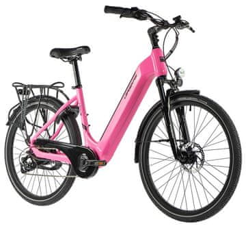 Leader Fox E-BIKE 26" LOTUS 16,5"-4, PINK SHINY (rear motor)