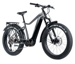 Leader Fox Električni FAT Bike 26" BRASA, Sivi Sjaj, Panasonic Motor, Lagani Aluminijski Okvir