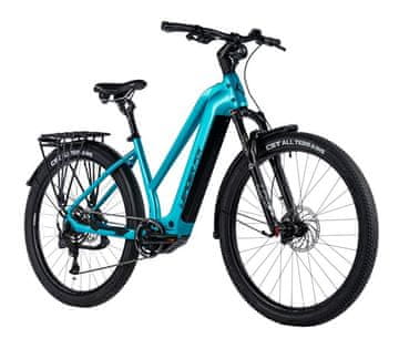 Leader Fox Električni Bicikl BEND Lady Cross 28", Plavi, AL Rame, BAFANG M510 Motor