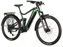 Leader Fox BENTON e-Bicikl Pro Brdske Staze 29" 21.5", Puni Ovjes, 835Wh Baterija - Zelena Flaša