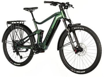 Leader Fox BENTON e-Bicikl Pro Brdske Staze 29" 21.5", Puni Ovjes, 835Wh Baterija - Zelena Flaša