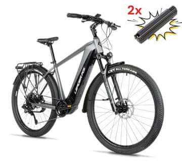 Leader Fox E-BIKE 28" BARNET GENT 19"-1, SILVER MATT (M510)
