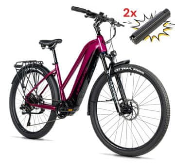 Leader Fox E-BIKE 28" BARNET LADY 16,5"-3, VIOLET SHINY (M510)