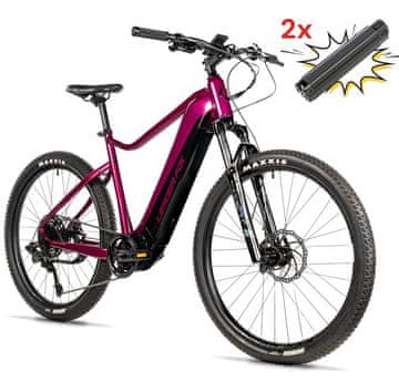 Leader Fox E-BIKE KENT 27,5", 17,5"-3, VIOLET SHINY (M510)