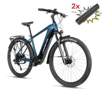Leader Fox E-BIKE 28" BARNET GENT 22,5"-2, BLUE MATT (M510)