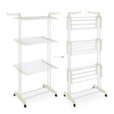 Northix Baršunasti puf s prostorom za pohranu, tamnoplava navlaka, zlatni okvir