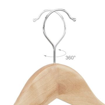 Northix Set drvenih vješalica od javora – elegantne i izdržljive