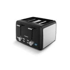 Tornado Toster za 4 kriške ,1600W utori 120x120mm,7 razina pečenja odmrzavanje/podgrijavanje-Tornado