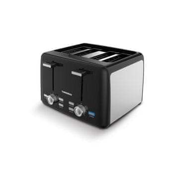 Tornado Toster za 4 kriške ,1600W utori 120x120mm,7 razina pečenja odmrzavanje/podgrijavanje-Tornado