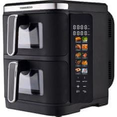 Tornado Friteza na vrući zrak s dvije košare, 2×5,5 l (ukupno 11 l), 2×1400 W, 10-Tornado