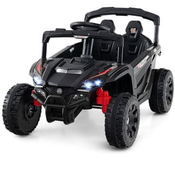 Northix 12V dječji električni UTV kamion s daljinskim upravljačem crni