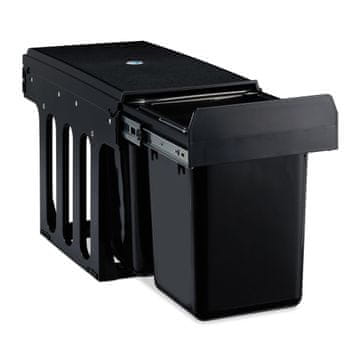 Northix Sistem za sortiranje odpadkov z 2 plastičnima kantama pod pult