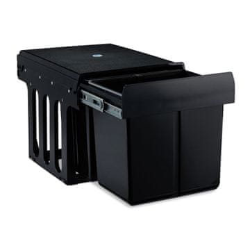 Northix Sistem za sortiranje odpadkov z 3 plastičnimi kantami pod pult