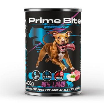 PRIME GDO Prime Bite Monoprotein Janjetina s peršinom mokra hrana za pse - 400g