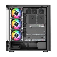 Modecom MODECOM Volcano AQ200 ARGB PC kućište Midi, crno