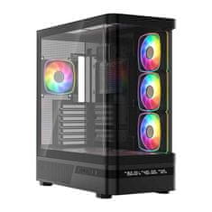 Modecom MODECOM Volcano AQ200 ARGB PC kućište Midi, crno