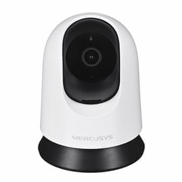 slomart Mercusys MC200 Pan/Tilt Wi-Fi Kamera za Dom, Bijela/Crna