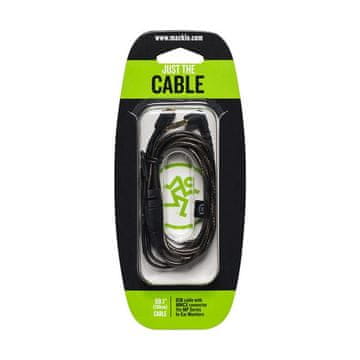 Mackie MCK Zamjenski MMCX kabel za slušalice, 1.5 m, crni