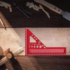 Vixson Precizni 3D stolarski kutnik za označavanje i centriranje, aluminij, s mjernim oznakama | MARKSQU